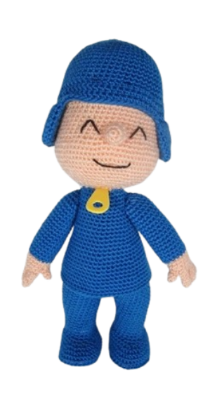 👦 Amigurumi Pocoyó – Hecho a Mano