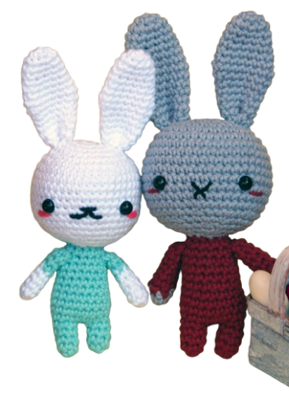 🐇 Conejitos de Colores – Amigurumis Hechos a Mano