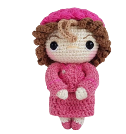 💗 Dolores Umbridge – Amigurumi Hecho a Mano