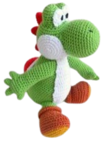 🐉 Amigurumi Yoshi – Hecho a Mano