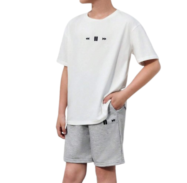 🎮 Set Infantil – Camiseta + Shorts Gráfico