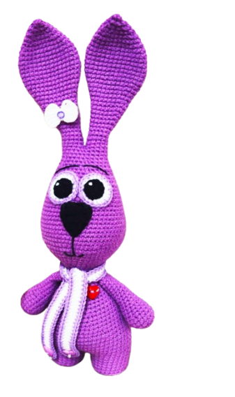 🐇 Conejo Lila – Amigurumi Hecho a Mano
