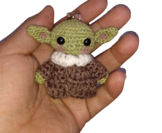 🛸💚 Baby Yoda – Amigurumi Hecho a Mano