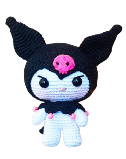 💀 Kuromi – Amigurumi Hecho a Mano