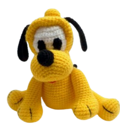 🐶 Pluto – Amigurumi Personaje Hecho a Mano
