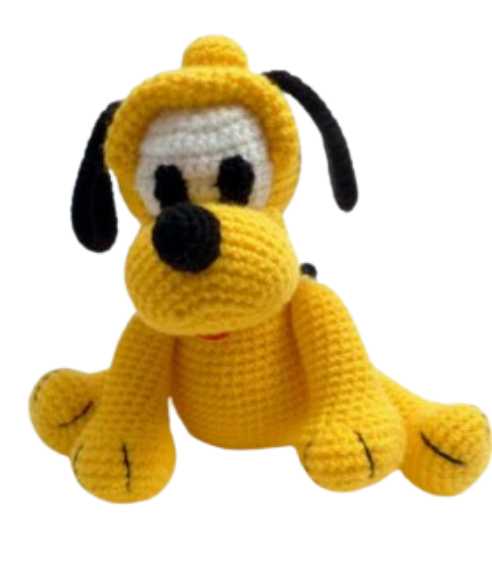 🐶 Pluto – Amigurumi Personaje Hecho a Mano