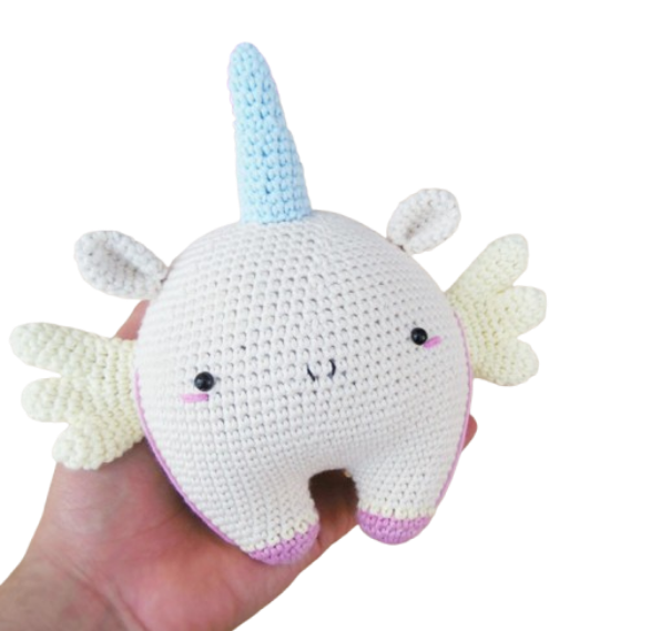 🦄 Unicornio Kawaii con Alas – Amigurumi Hecho a Mano