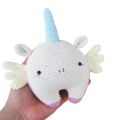 🦄 Unicornio Kawaii con Alas – Amigurumi Hecho a Mano