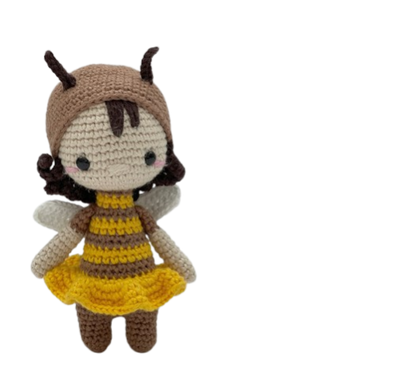 Muñeca Abejita Amigurumi – Hecha a mano 🐝