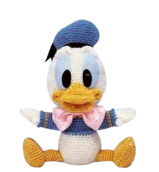 🦆 Donald – Amigurumi Hecho a Mano