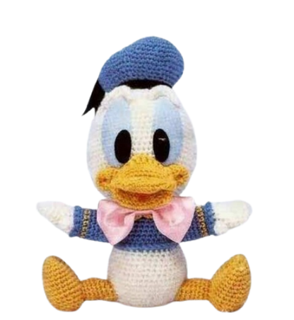 🦆 Donald – Amigurumi Hecho a Mano