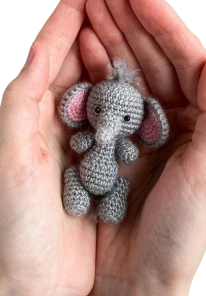 🐘 Elefantito Mini – Amigurumi Hecho a Mano