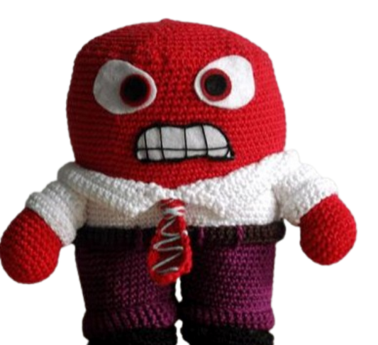 😡 Furia – Amigurumi Hecho a Mano
