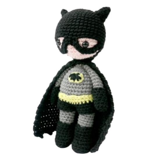 🦇 Amigurumi Batman – Hecho a Mano