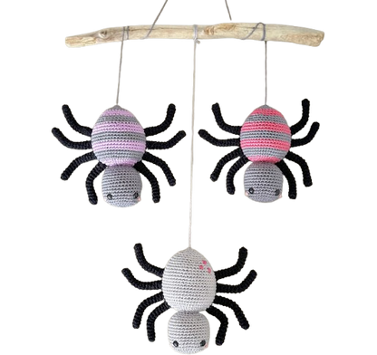 🕷️ Arañita Amigurumi – Decoración Colgante Tejida a Mano