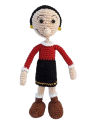 👗 Olivia la Estilizada – Amigurumi Hecho a Mano