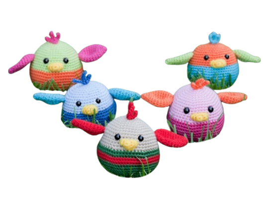 🐦 Pajarito de Colores – Amigurumi Hecho a Mano