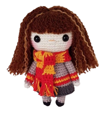 📚 Hermione Granger – Amigurumi Hecho a Mano