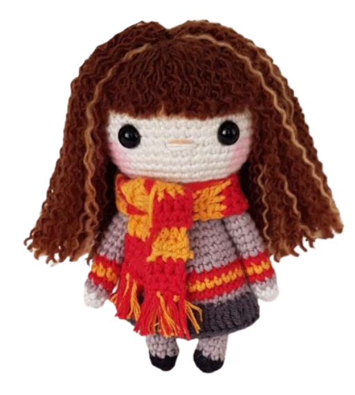 📚 Hermione Granger – Amigurumi Hecho a Mano