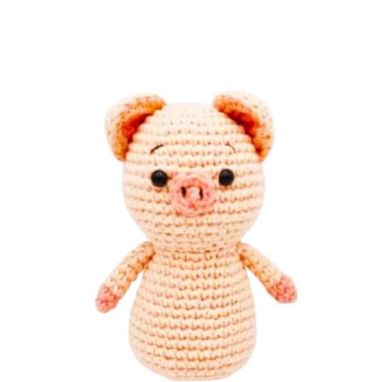 🐷 Cerdito Rosa – Amigurumi Hecho a Mano