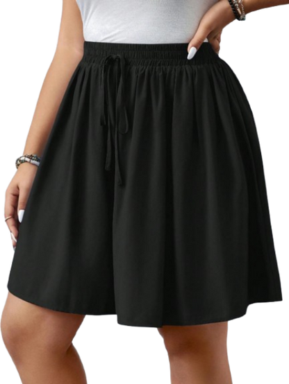 🖤 Pantalones Cortos Holgados Simples y Casual de Unicolor para Mujeres