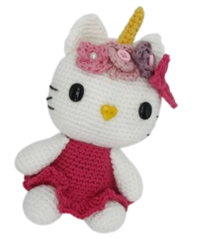 🐱🦄 Hello Kitty Unicornio – Amigurumi Hecho a Mano