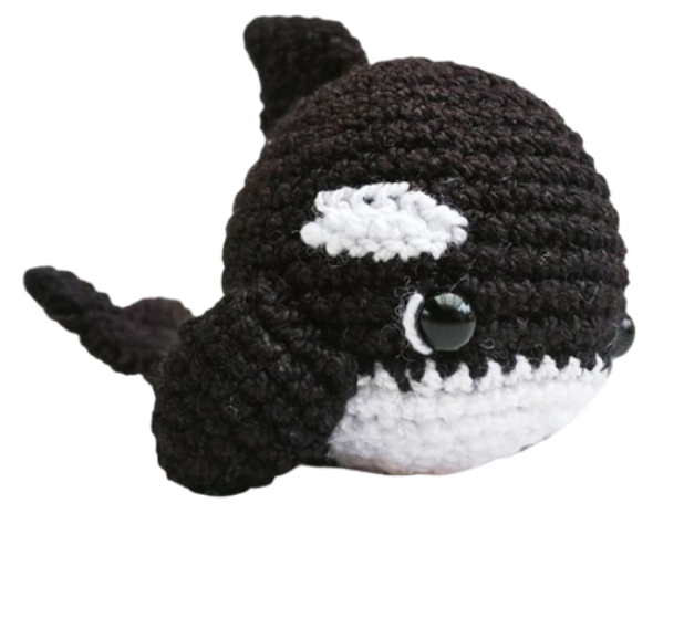 ⚫⚪ Orca Amigurumi – Hecho a Mano