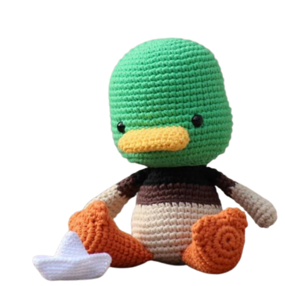 🦆 Patito Emilio – Amigurumi Hecho a Mano