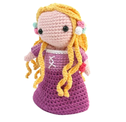 👑 Amigurumi Princesa Medieval – Hecho a Mano
