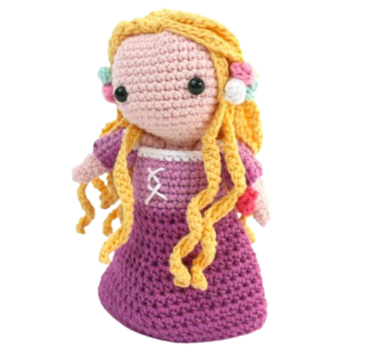 👑 Amigurumi Princesa Medieval – Hecho a Mano