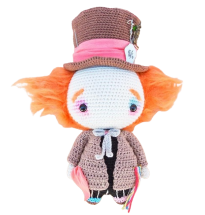 🎩 Sombrerero Loco – Amigurumi Hecho a Mano