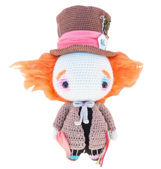 🎩 Sombrerero Loco – Amigurumi Hecho a Mano
