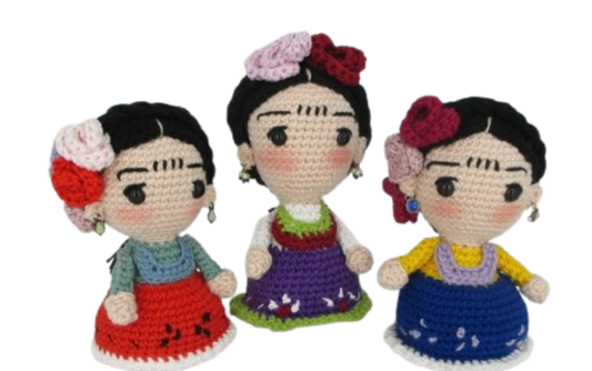 🎨 Amigurumi Frida Kahlo – Hecho a Mano