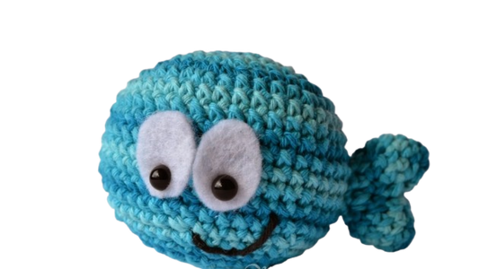 🐟 Pececillo Azul – Amigurumi Hecho a Mano