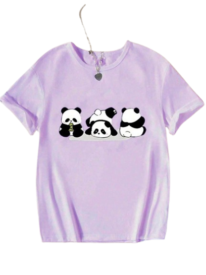 🐼 Camiseta Infantil – Pandas Veraniego