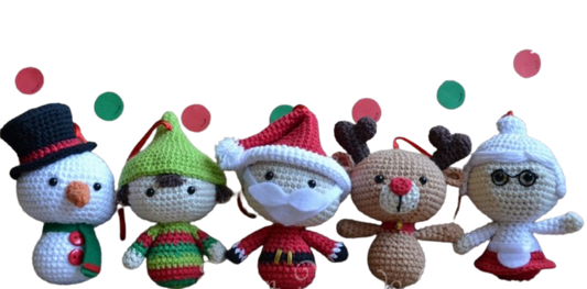 🎅 Muñecos Navideños – Amigurumi Hecho a Mano