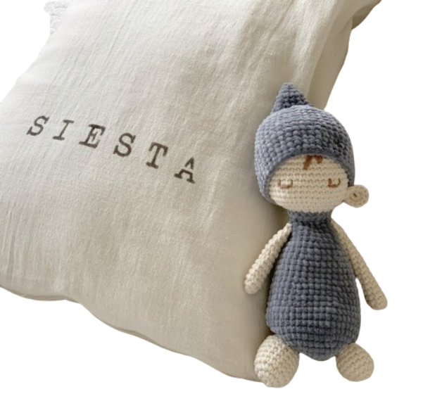 😴 Muñeco Dormilón – Amigurumi de Siesta Hecho a Mano