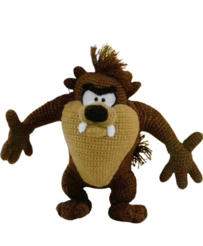 🌪️ Taz – Amigurumi Personaje Hecho a Mano