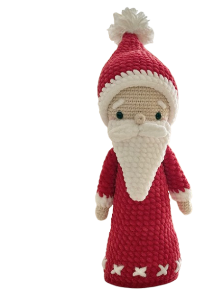 🎅✨ Santa Claus de Navidad – Amigurumi Hecho a Mano