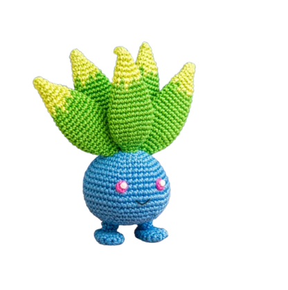 🌱 Oddish Pokémon – Amigurumi Hecho a Mano