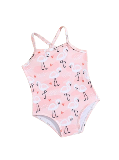🦩 Traje de Baño Bebé “Flamingo Love”