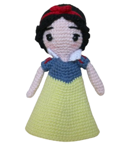 👑 Amigurumi Blancanieves – Hecho a Mano