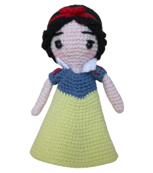 👑 Amigurumi Blancanieves – Hecho a Mano