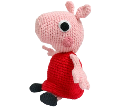 🐷 Amigurumi Peppa Pig – Hecho a Mano