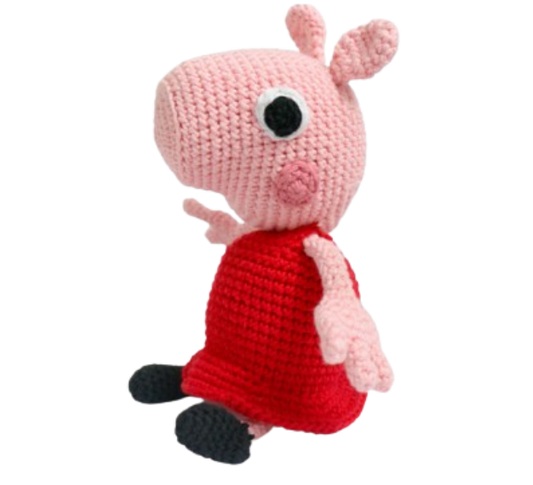 🐷 Amigurumi Peppa Pig – Hecho a Mano