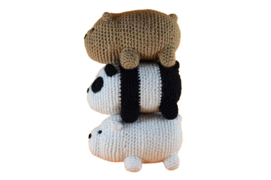 🐻 Osos Escandalosos – Amigurumis Hechos a Mano