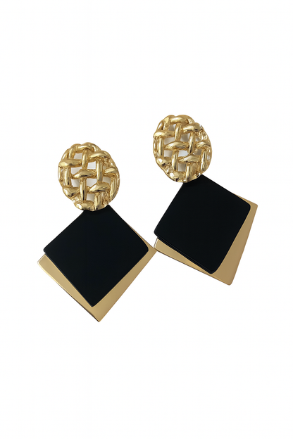 ◼️ Pendientes Geométricos – Elegancia Moderna